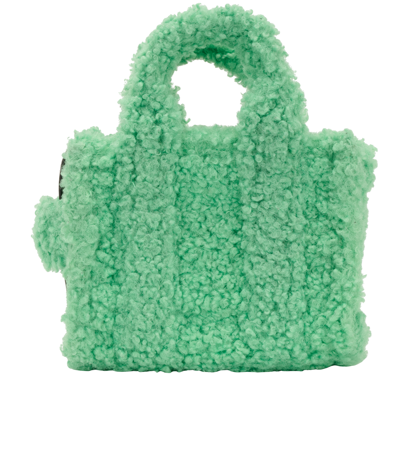 Small Teddy Tote, &pound;80, Handbags, Green, Polyester, Back view